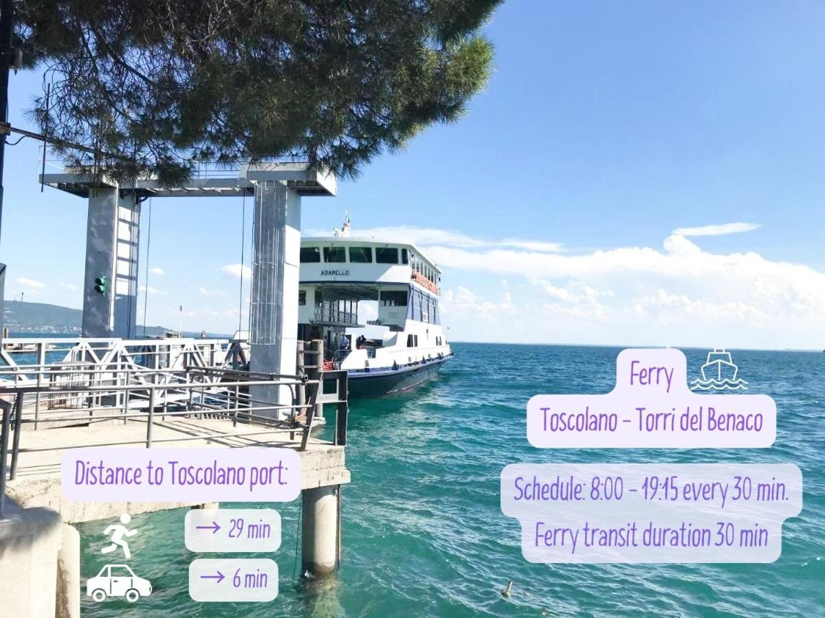 Panorama Lake View, Pool & Garden, 2 Bathrooms, Kingsize & Single-Beds, Fast Internet Toscolano Maderno Exteriör bild