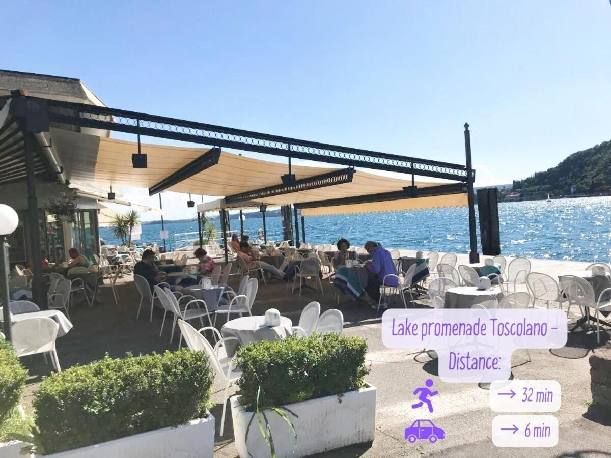 Panorama Lake View, Pool & Garden, 2 Bathrooms, Kingsize & Single-Beds, Fast Internet Toscolano Maderno Exteriör bild
