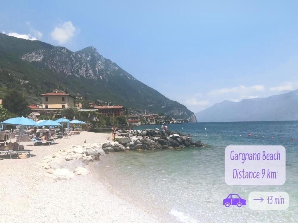 Panorama Lake View, Pool & Garden, 2 Bathrooms, Kingsize & Single-Beds, Fast Internet Toscolano Maderno Exteriör bild