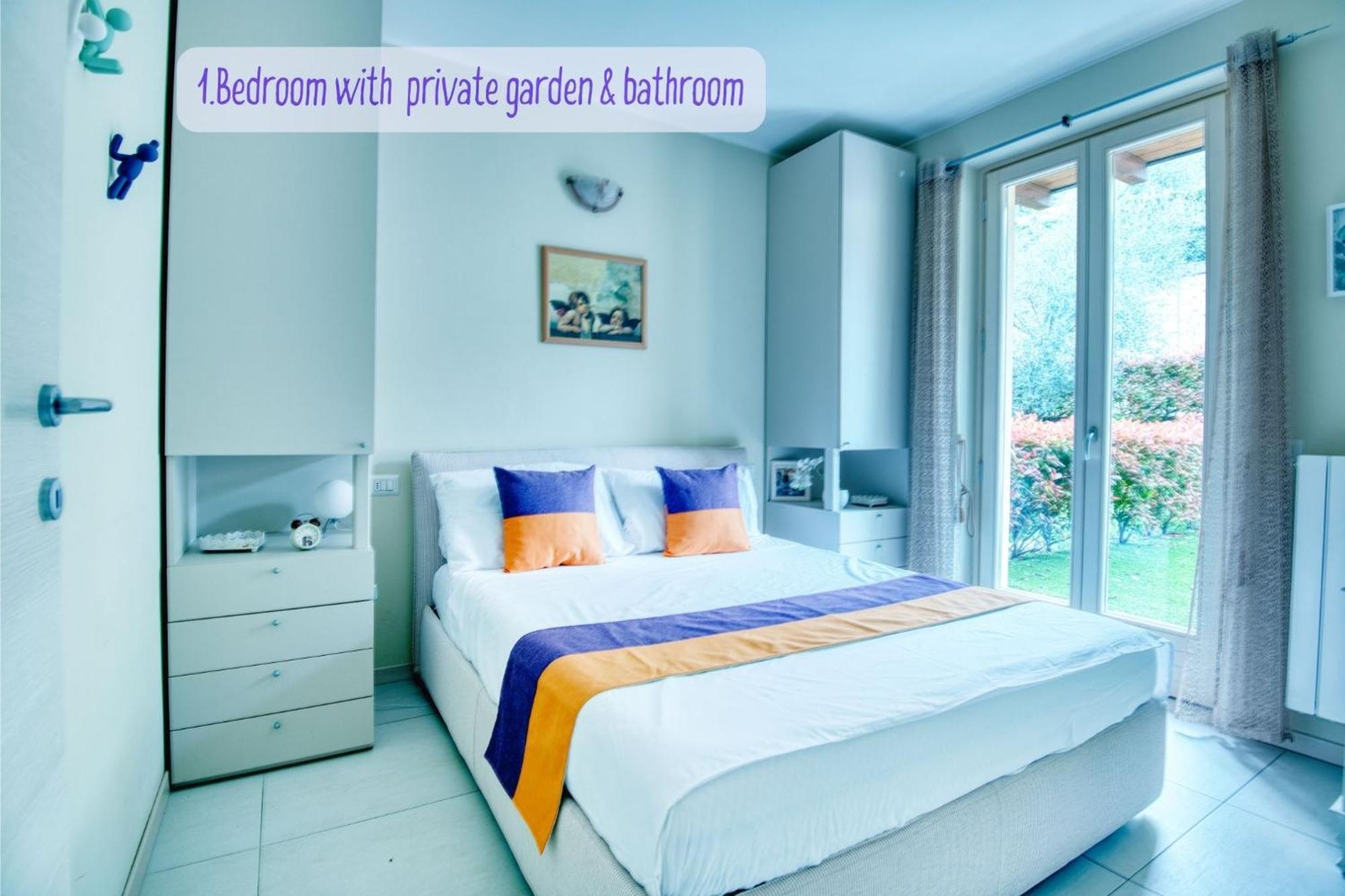 Panorama Lake View, Pool & Garden, 2 Bathrooms, Kingsize & Single-Beds, Fast Internet Toscolano Maderno Exteriör bild